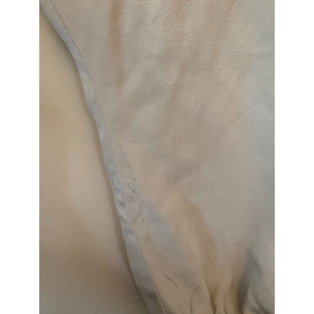 Joie Grey Silk Verrico Cold Shoulder Top Size Large - Picture 4 of 7